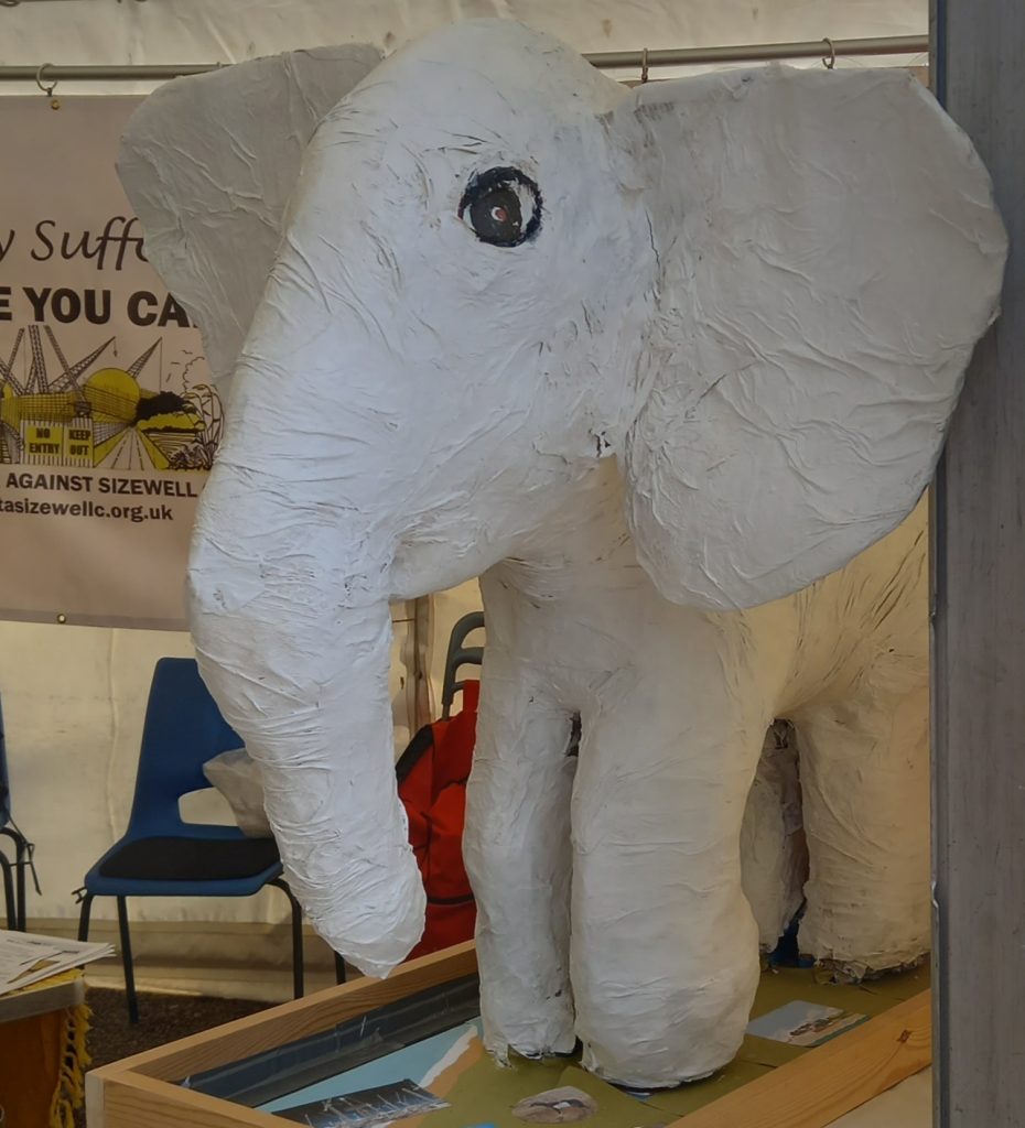 'The White Elephant Returns' ~ Discover Leiston  & Woodbridge Green Event April 2022